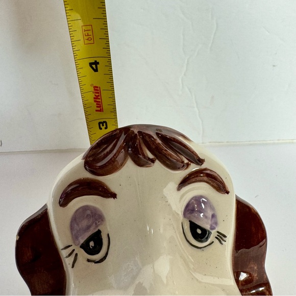 Vintage Handcrafted Ceramic Dog Eyeglass/ Readers/Sunglass Holder. Hand painted - Picture 10 of 10